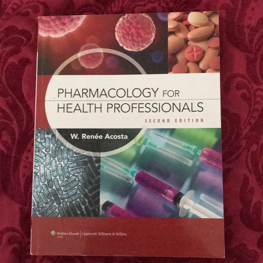 Pharmacology for health professionals textbook